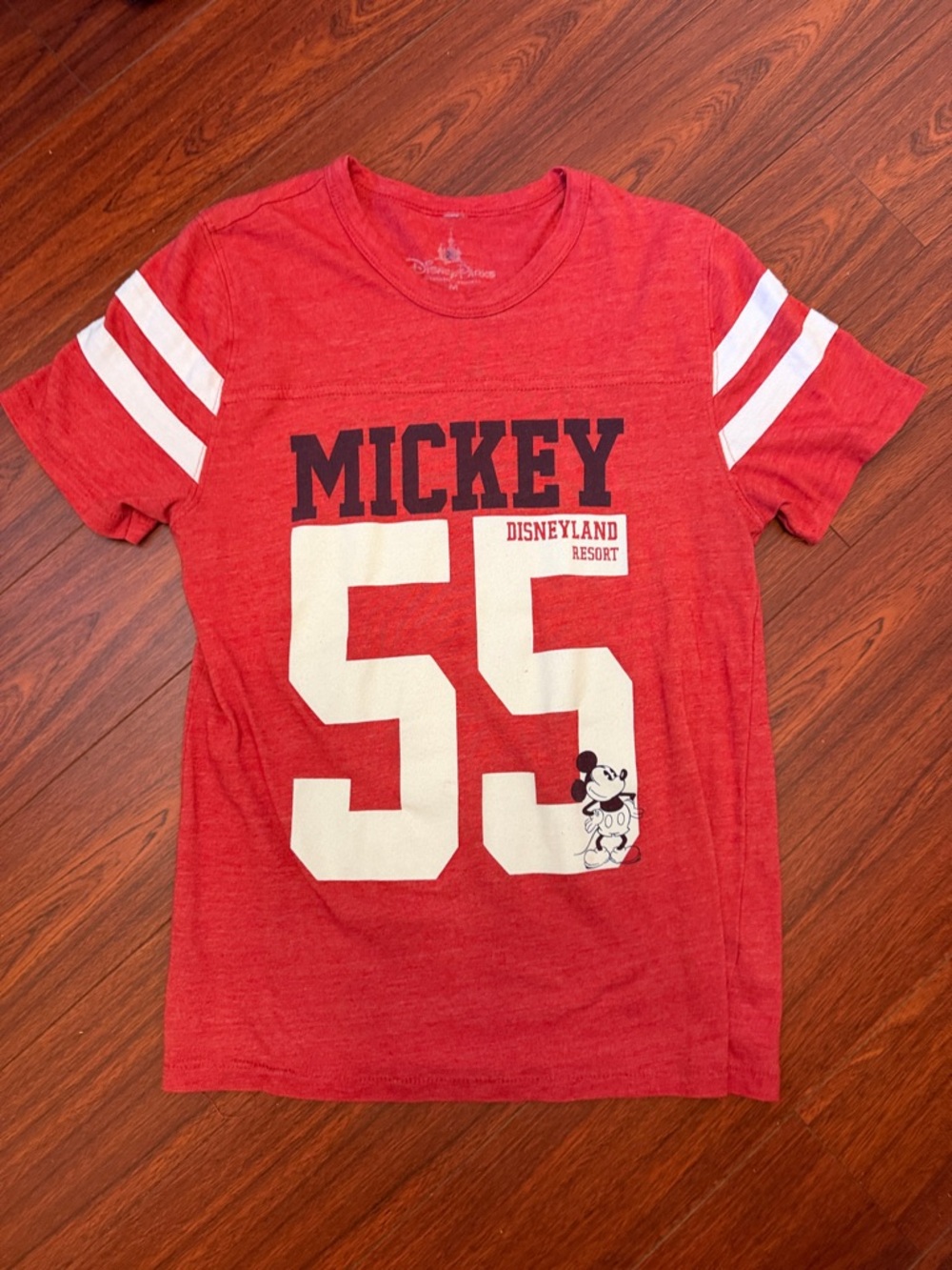 Disney Red Mickey '55' Short Sleeve Kids Tee